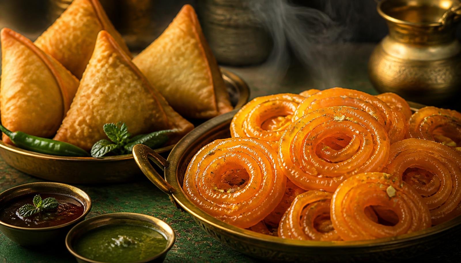 Hot Jalebi, Crisp Samosa